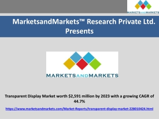 Transparent Display Market