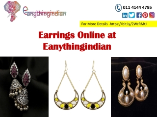 Earring Online-Buy Earring online at Eanythingindian