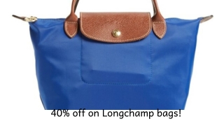 40% off on Longchamp bags! - Panda CashBack