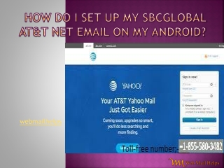 How do I set up my SbcGlobal AT&T net email on my Android?