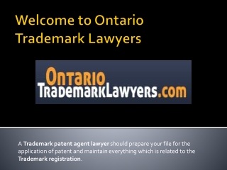 Top Trademark Lawyer Toronto