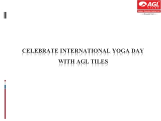 Celebrate International Yoga Day with AGL Tiles