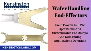 Wafer Handling End-Effectors