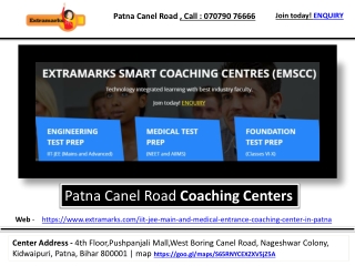 IIT-JEE/NEET/Foundation E-Learning Centers In Patna Canel Road
