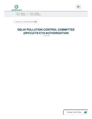 Get Online Delhi Pollution Control Committee (DPCC) CTECTO License