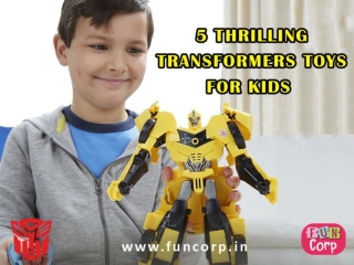 5 thrilling transformers toys for kids