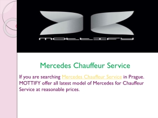 Mercedes Chauffeur Service 