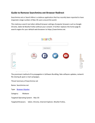 Guide to remove Searchmine.net Browser Redirect from Mac