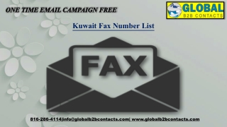 Kuwait Fax Number List