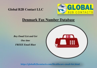 Denmark Fax Number Database