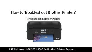 Brother Printer Customer Service Phone Number 1-802-231-1806