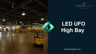 Replace MH lights with UFO High Bay LED Lights at Indoor Higher Ceiling