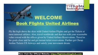 Get Best Fares and Book Flights United Airlines