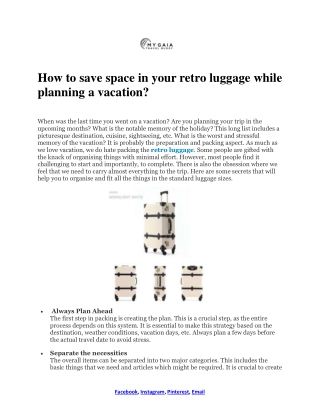 Aluminum Frame Luggage