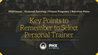 How to Pick the Right Personal Trainer