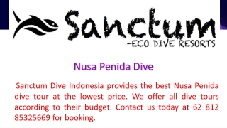 Nusa Penida Dive