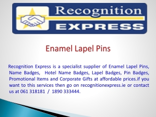 Enamel Lapel Pins