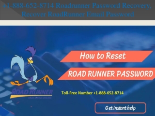 How to Recover RoadRunner Email Password | RoadRunner 1-888-652-8714