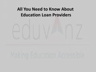 education loan website