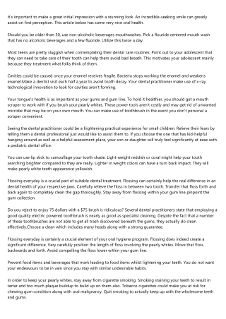 Seeking Dental Hygiene Advice? Read Through This