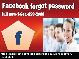 Forget password issues with Facebook forgot password services 1-844-659-2999