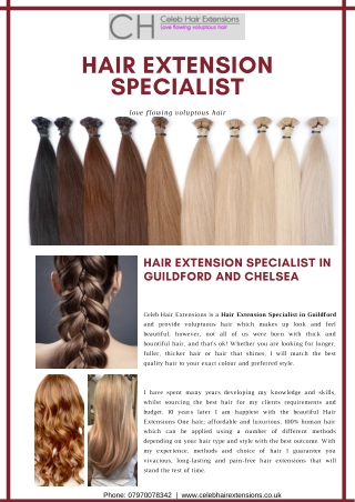 Call Now 07970078342 | Hair Extension Specialist Chelsea And Guildford
