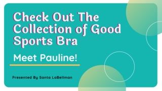 Check Out The Collection of Pauline sports bra | Lingerie Social