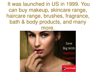 Sephora Coupons: Beauty Products At Lower Prices