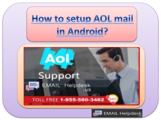 How to setup AOL mail in android?