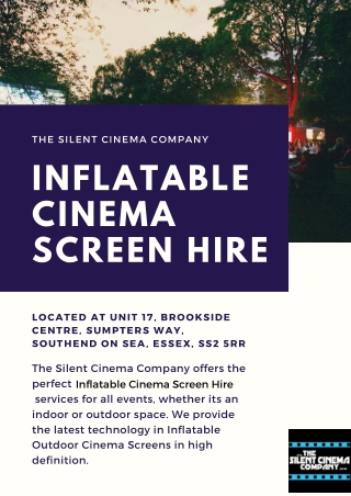 Inflatable Cinema Screen Hire