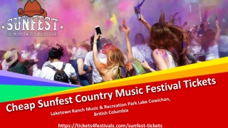 Discount Sunfest Tickets | Sunfest Tickets Discount Coupon
