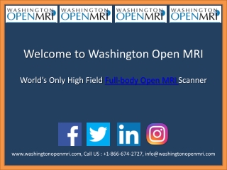 Washington Open MRI is the best Centers for OPEN MRI EXAM