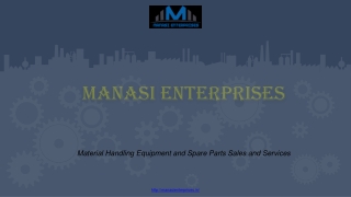 Material Handling Equipment Maintenance & Repair in Pune | Manasi Enterprises