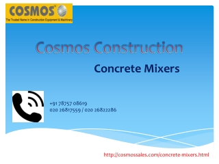 concrete mixers manufacturers in pune| concrete mixers in india