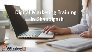 Digital Marketing Training in Chandigarh