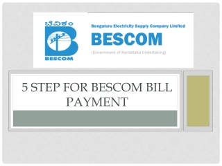 BESCOM Bill Payment Online | Pay Bangalore Electricity Bill