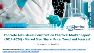 Concrete Admixtures Construction Chemical Market Report (2014-2024) - Market Size, Share, Price, Trend and Forecast