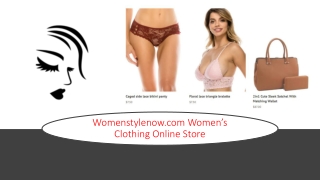 Buy Women Shoes, Jewelry, Kids, Lingerie, Plus Size Dresses at womenstylenow.com