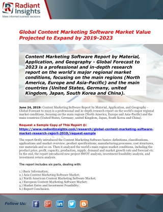 Global Content Marketing Software Market: Analysis & Forecast with Upcoming Trends 2023
