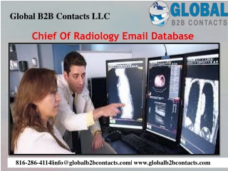 Chief Of Radiology Email Database