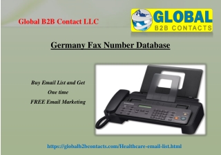 Germany Fax Number Database