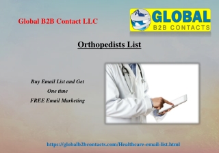 Orthopedic Surgeons List