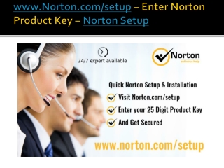 www.Norton.com/setup – Enter Norton Product Key – Norton Setup