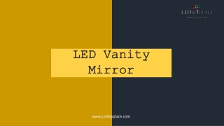Install LED Vanity Mirrors in your Makeup Room