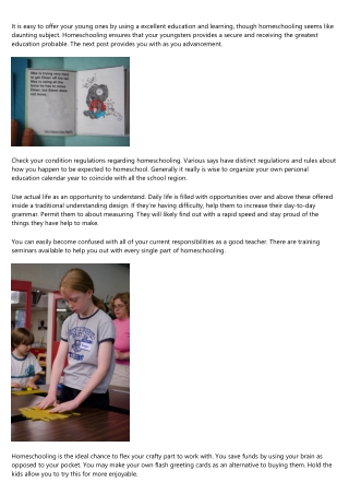 Homeschooling Tips For Your Children's Health