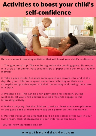 Activities to Boost Your Child's Self-Confidence