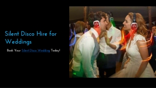 Silent Disco Wedding in UK