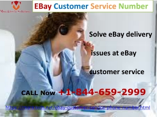 Solve eBay delivery issues at eBay customer service 1-844-659-2999