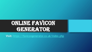 Online favicon generator