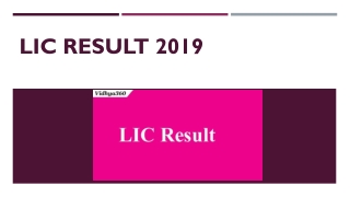 LIC Result 2019: Download 8581 ADO Exam Result From From Here